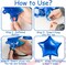 4th of July Balloons, 30 PCS Red White and Blue Star Balloons, 18 Inch Patriotic Balloon, Pentagram Foil Balloon for Fourth of July